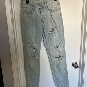 &Denim ripped jeans size 4